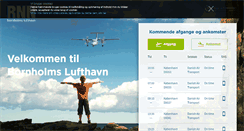 Desktop Screenshot of bornholms-lufthavn.dk