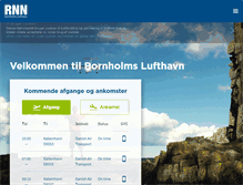 Tablet Screenshot of bornholms-lufthavn.dk